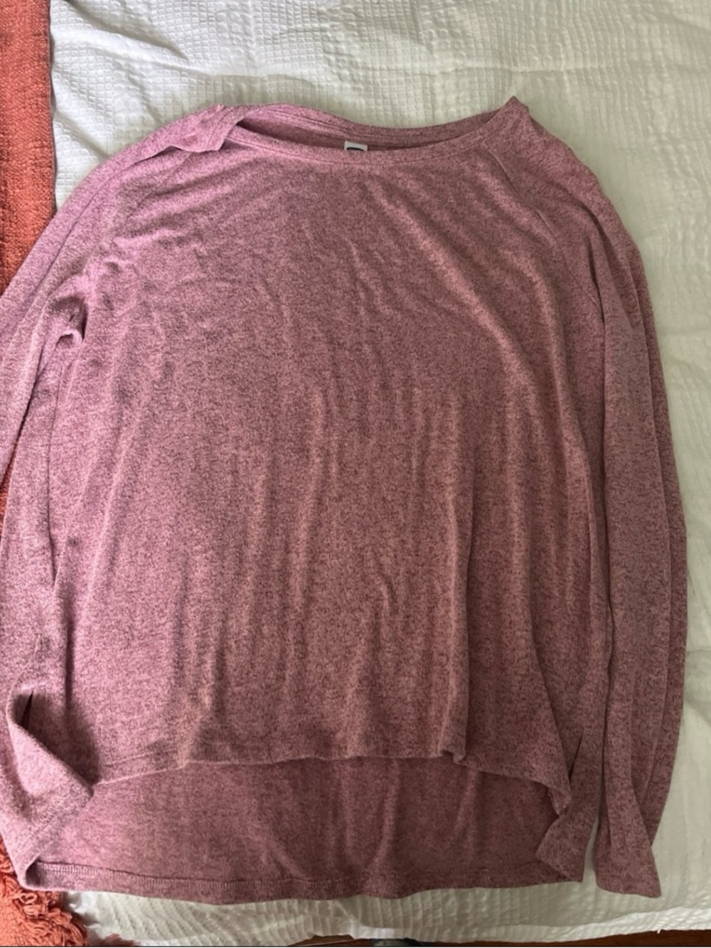 Old Navy Dusty Rose Long Sleeve Tee
